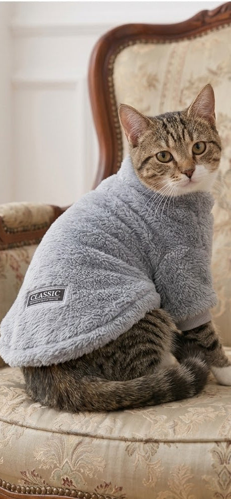 Sweat à Capuche Polaire pour Chien et Chat