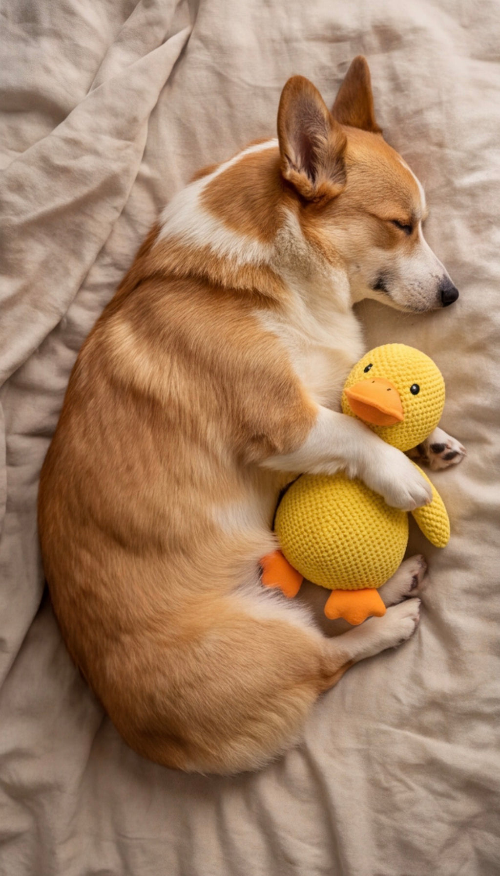 Peluche Canard à Câliner pour Chien
