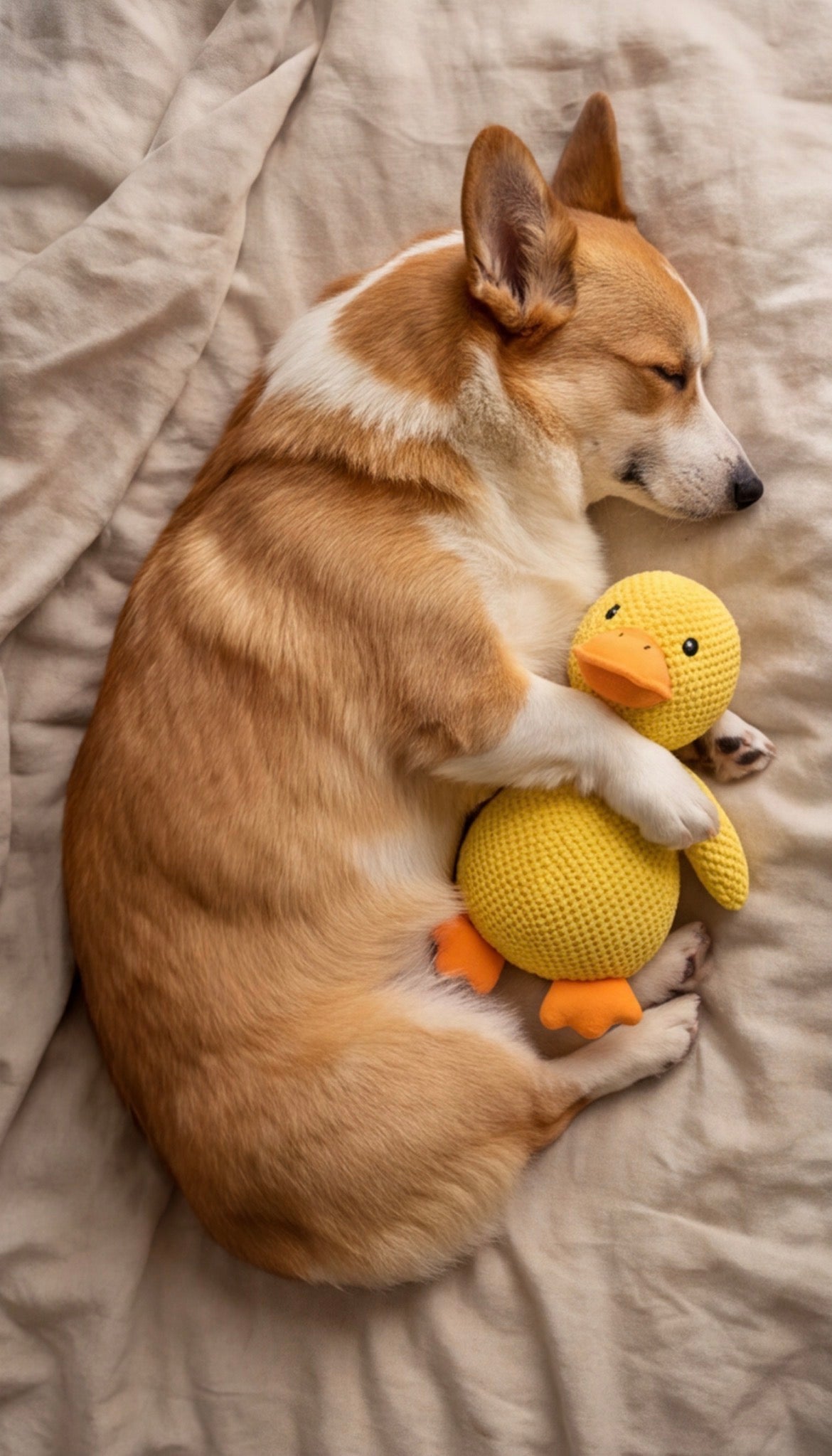 Peluche Canard à Câliner pour Chien
