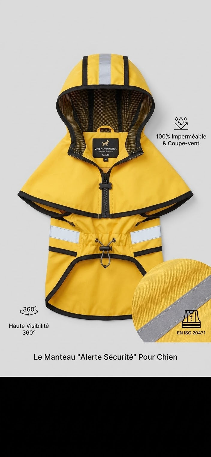 Manteau de Pluie Réglable pour Chien
