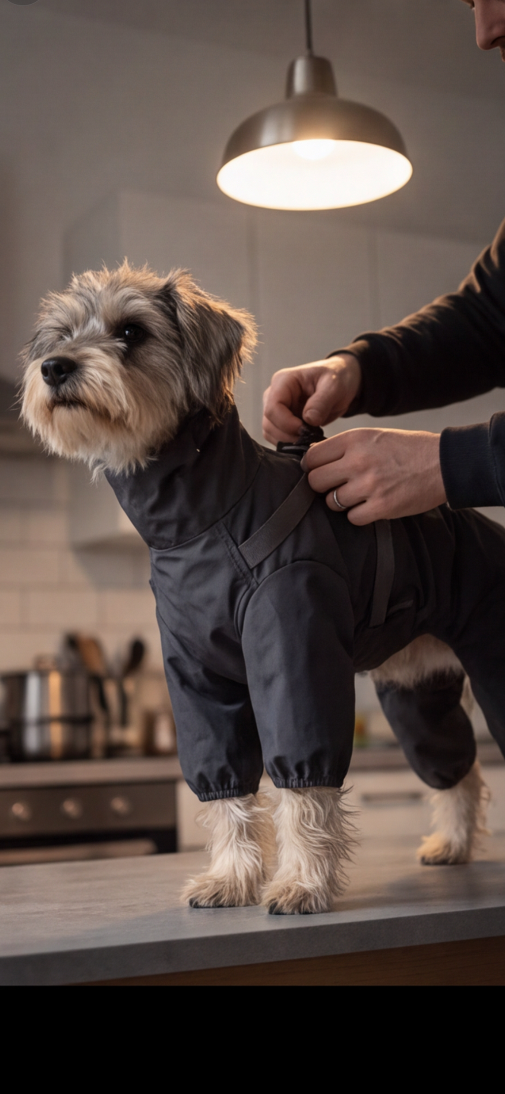 Combinaison de Pluie à Harnais pour Chien