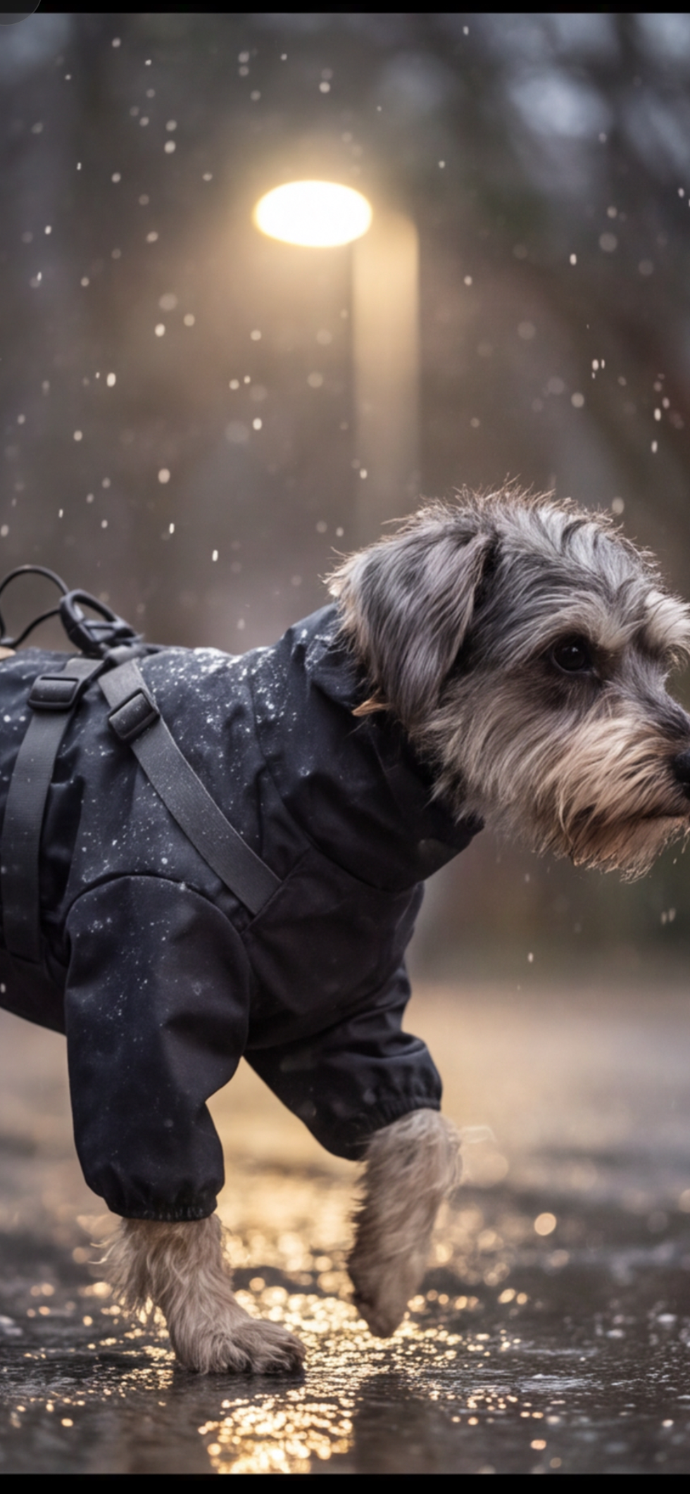 Combinaison de Pluie à Harnais pour Chien