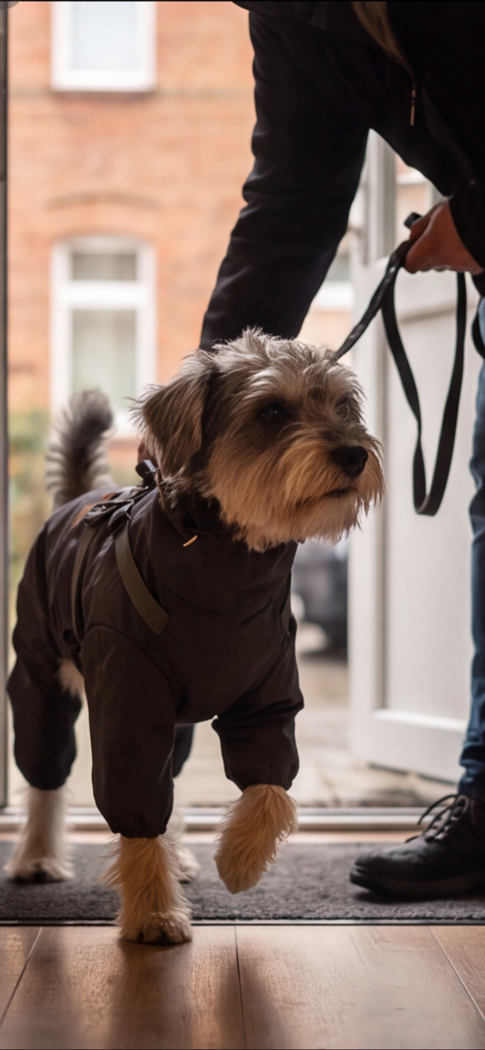 Combinaison de Pluie à Harnais pour Chien