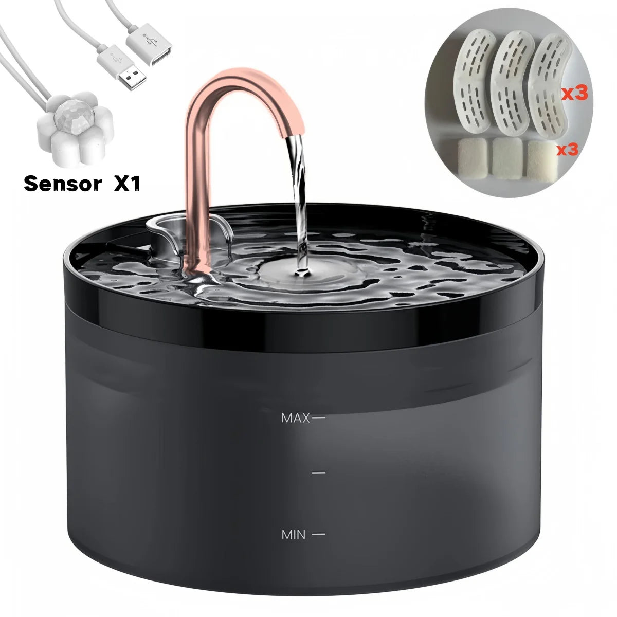 Fontaine à Eau Automatique 2.1L