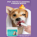 Doigtiers jetables et lingettes de nettoyage dentaire pour chien et chat