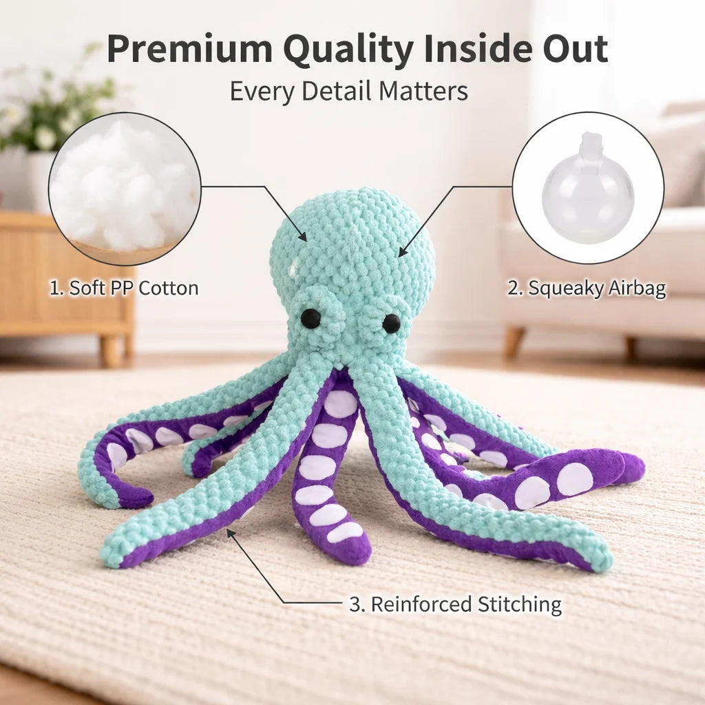 Peluche Poulpe Interactive